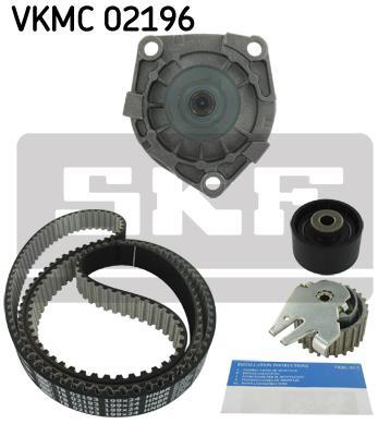 Pompe à eau + kit de courroie de distribution (Kit courroie de distribution) SKF ref. VKMC 02196